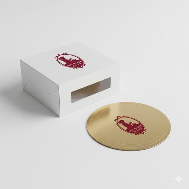 Cake base packaging design