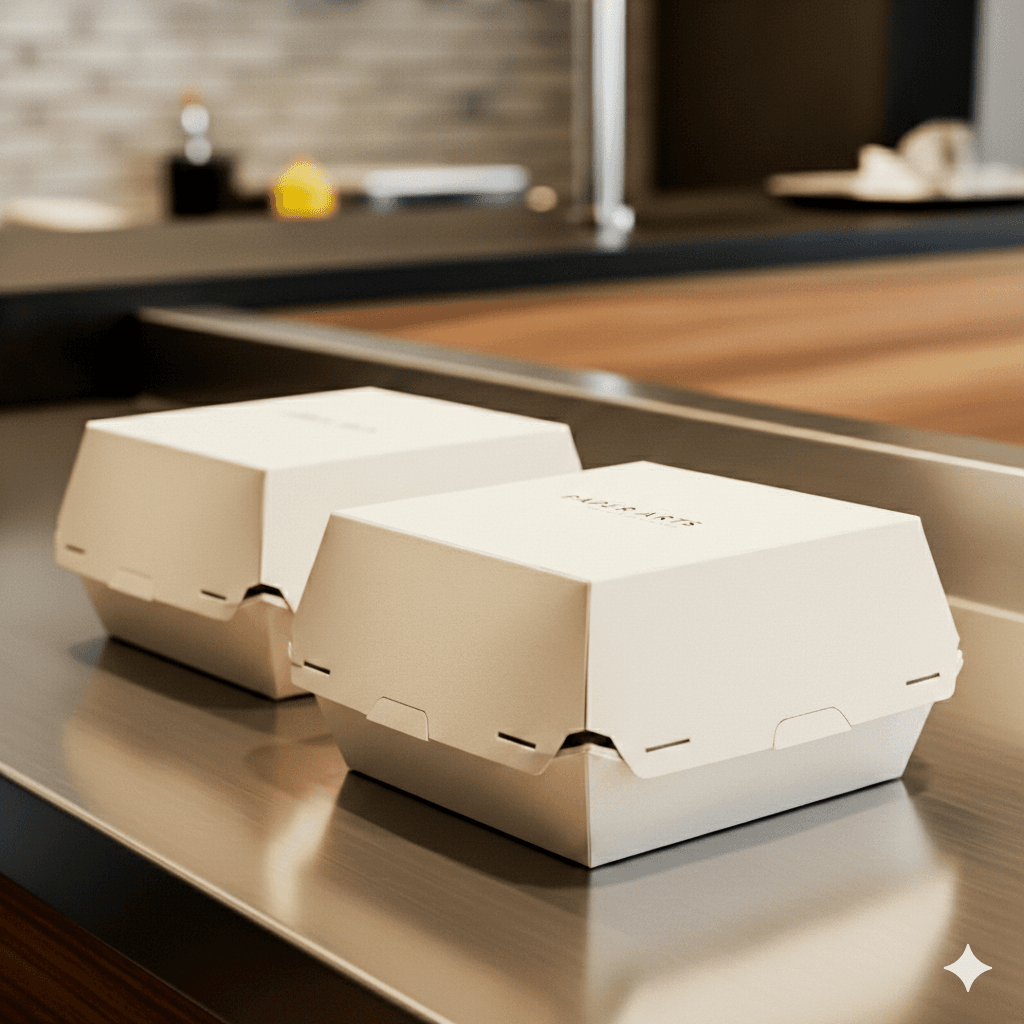 Custom burger box packaging