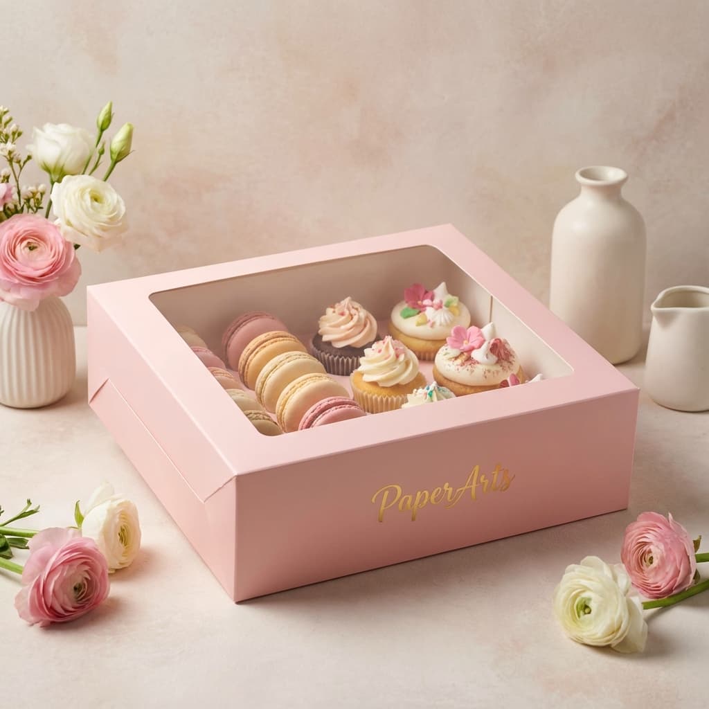 علب بنوافذ شفافة